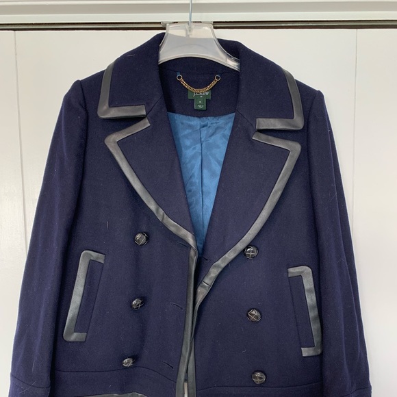 J Crew Pea Coat - Picture 2 of 3